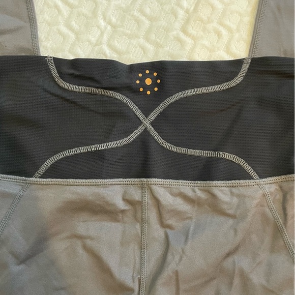 Copper Life Large Leggings Women's Back Support Slate Gray Copper Zinc Infused - Picture 8 of 10